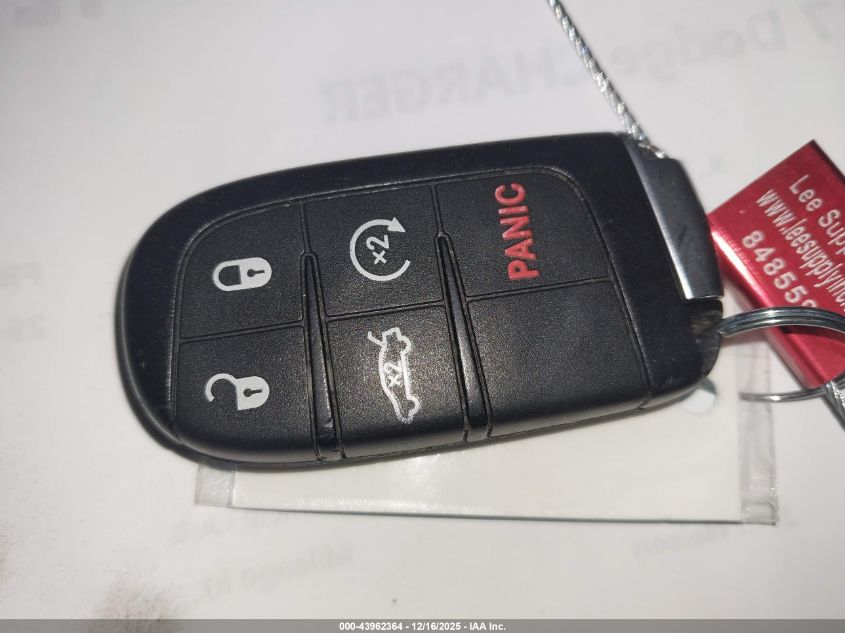 2017 Dodge Charger Sxt Rwd VIN: 2C3CDXHGXHH562561 Lot: 43962364