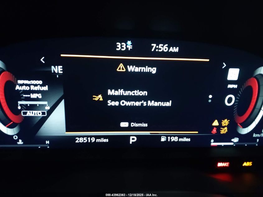 2024 Nissan Pathfinder Platinum VIN: 5N1DR3DK8RC230137 Lot: 43962363