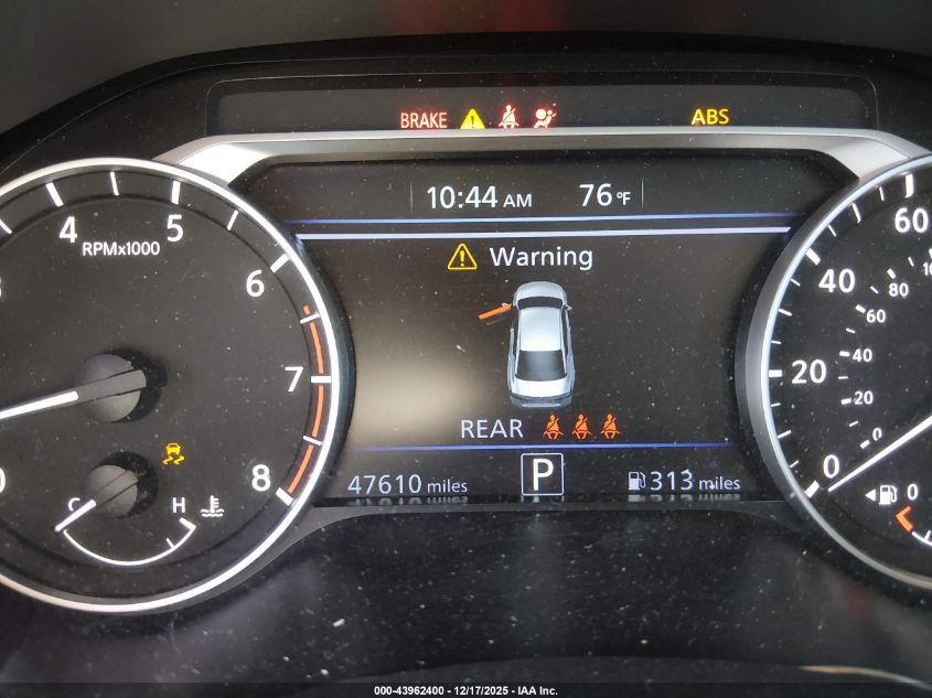 2024 Nissan Altima Sv Fwd VIN: 1N4BL4DV9RN375923 Lot: 43962400