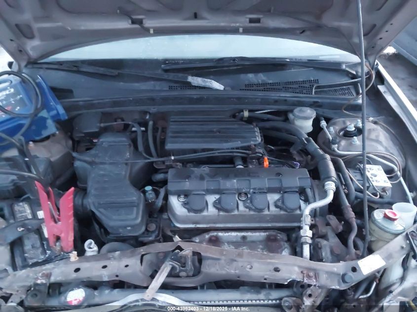 2002 Honda Civic Ex VIN: 2HGES26742H525739 Lot: 43962403