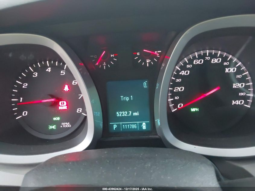 2010 Chevrolet Equinox Ls VIN: 2CNALBEW7A6332462 Lot: 43962424