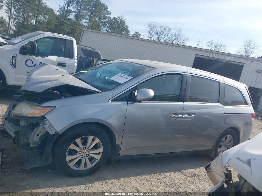 2016 Honda Odyssey Ex-L VIN: 5FNRL5H65GB073803 Lot: 43962436