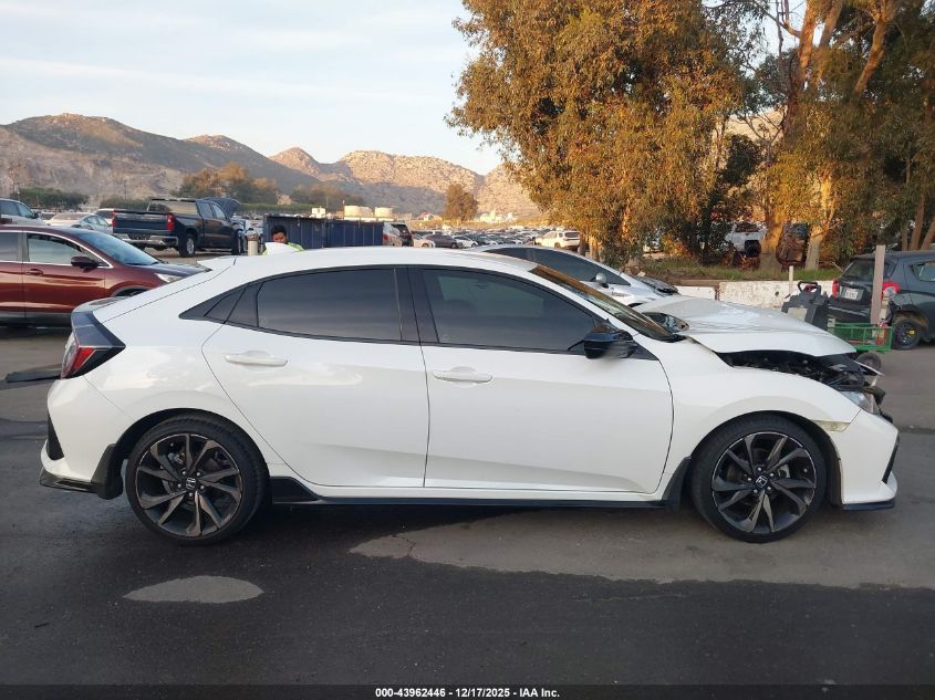 2018 Honda Civic Sport VIN: SHHFK7H44JU432502 Lot: 43962446