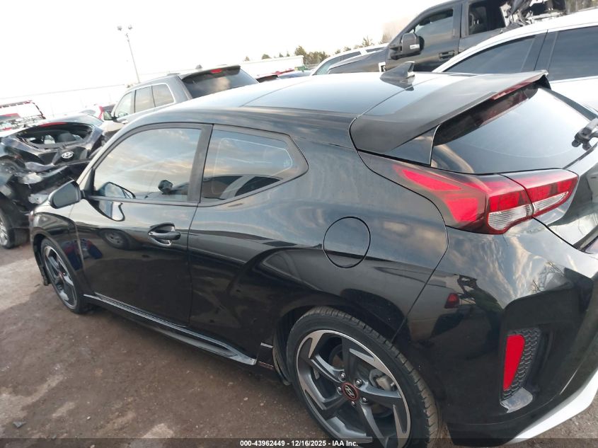 2020 Hyundai Veloster Turbo VIN: KMHTH6AB6LU023008 Lot: 43962449