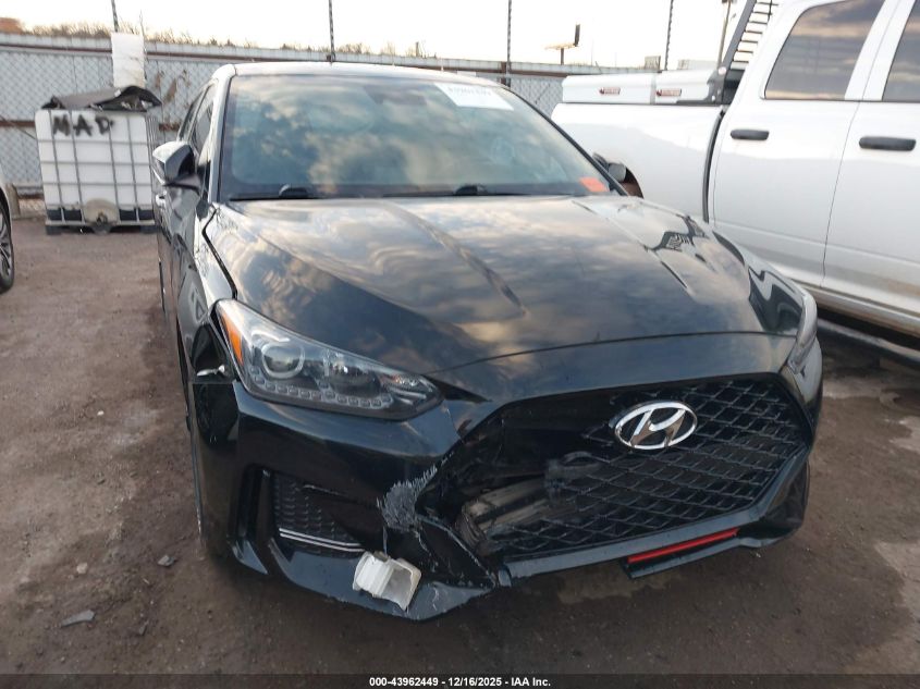 2020 Hyundai Veloster Turbo VIN: KMHTH6AB6LU023008 Lot: 43962449