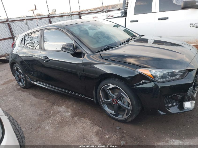 2020 Hyundai Veloster Turbo VIN: KMHTH6AB6LU023008 Lot: 43962449
