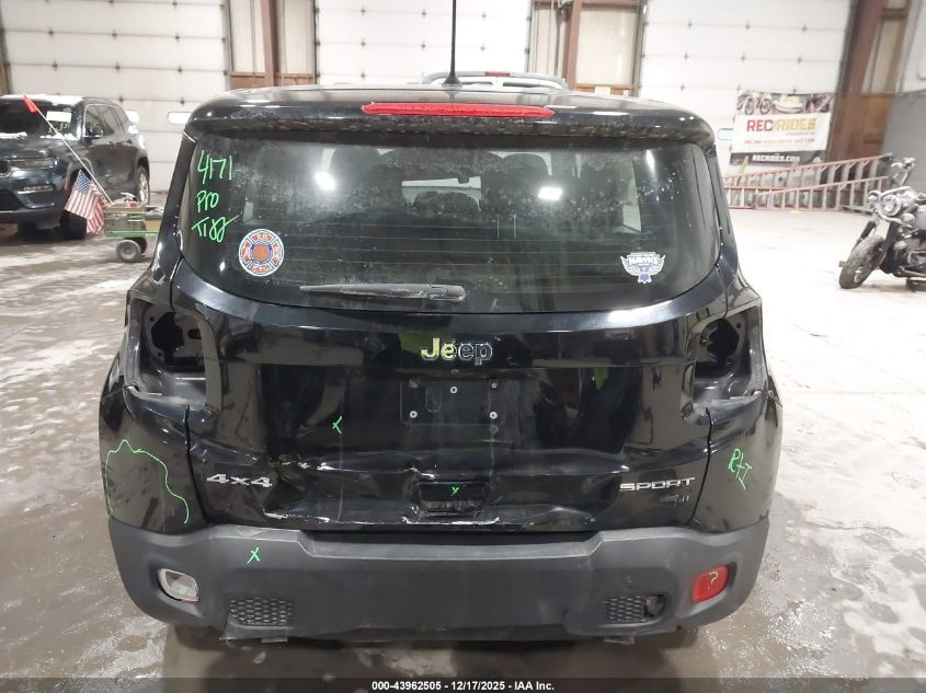 2018 Jeep Renegade Sport 4X4 VIN: ZACCJBAB9JPH99200 Lot: 43962505