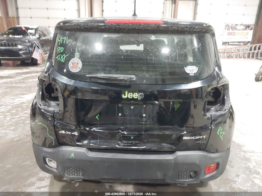 2018 Jeep Renegade Sport 4X4 VIN: ZACCJBAB9JPH99200 Lot: 43962505