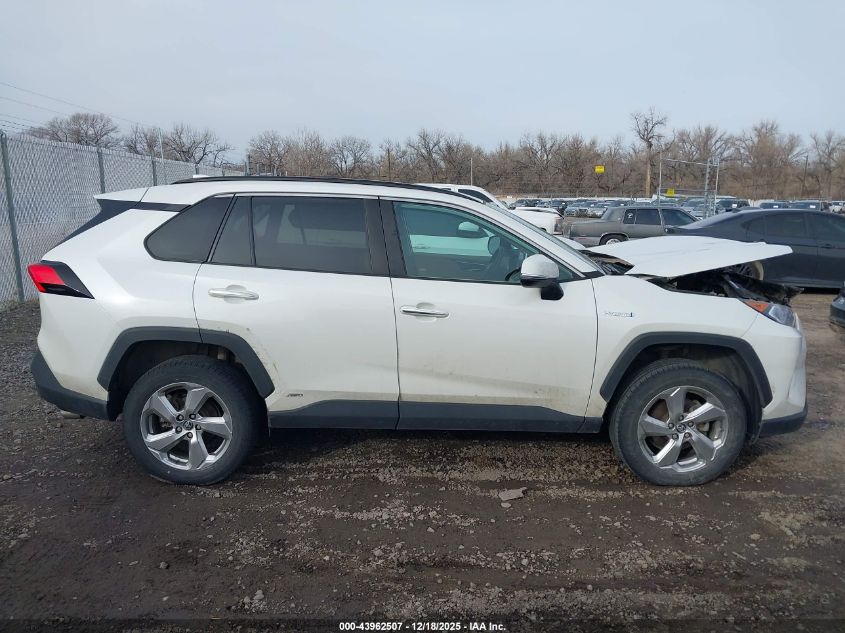 2019 Toyota Rav4 Limited VIN: 2T3DWRFV5KW04561 Lot: 43962507