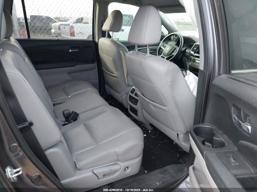 2022 Honda Pilot 2Wd Ex-L VIN: 5FNYF5H51NB010690 Lot: 43962510