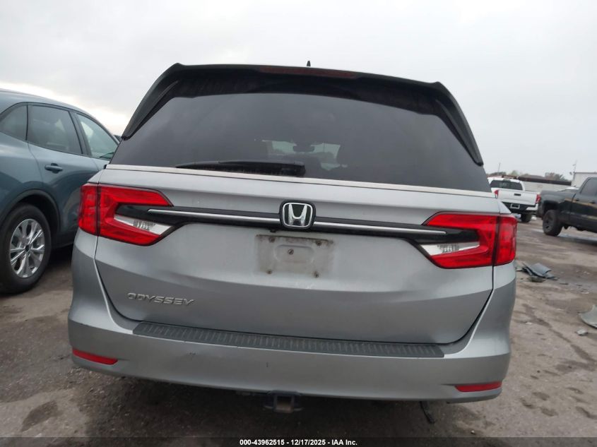 2022 Honda Odyssey Ex-L VIN: 5FNRL6H77NB006115 Lot: 43962515