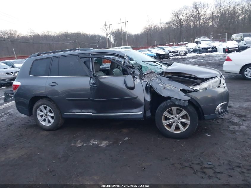 2013 Toyota Highlander Se V6 VIN: 5TDBK3EH0DS265782 Lot: 43962518