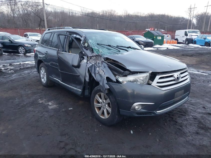 2013 Toyota Highlander Se V6 VIN: 5TDBK3EH0DS265782 Lot: 43962518