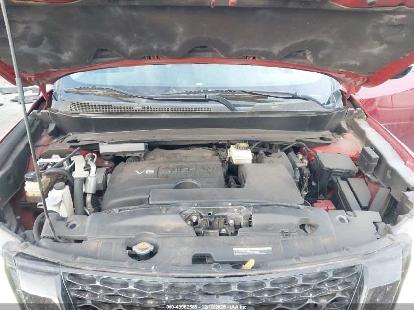 2020 Nissan Pathfinder Sv 2Wd VIN: 5N1DR2BN1LC592504 Lot: 43962568