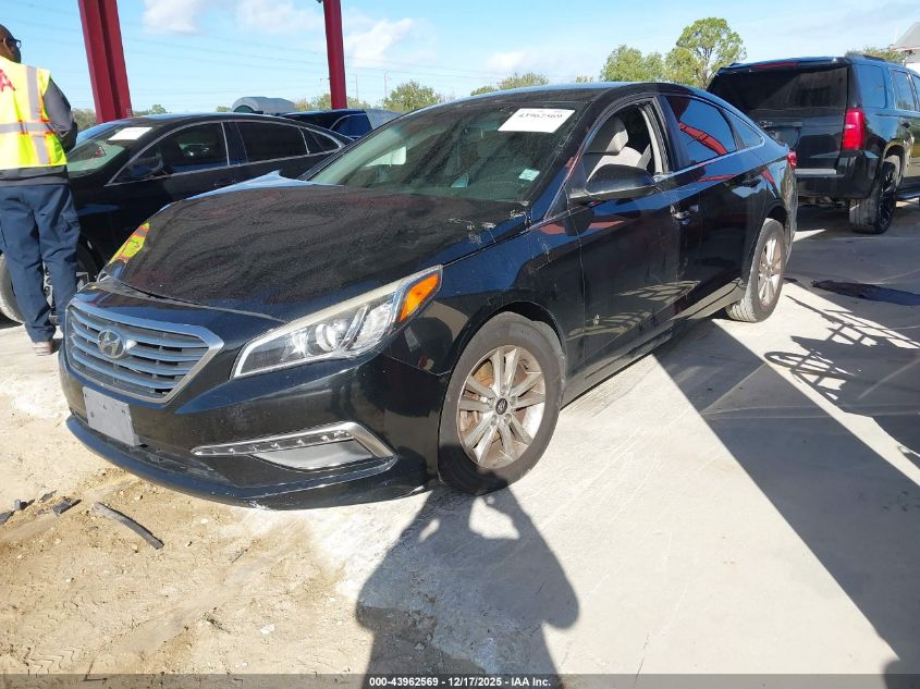 2015 Hyundai Sonata Se VIN: 5NPE24AF6FH123503 Lot: 43962569