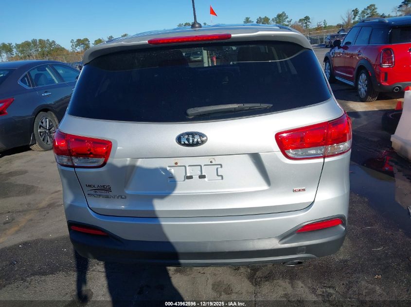 2016 Kia Sorento 2.4L L VIN: 5XYPG4A3XGG167660 Lot: 43962596