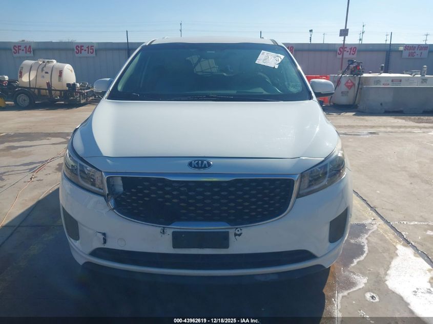 2015 Kia Sedona Lx VIN: KNDMB5C12F6024190 Lot: 43962619