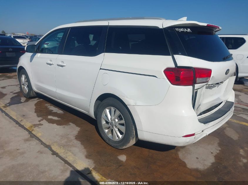 2015 Kia Sedona Lx VIN: KNDMB5C12F6024190 Lot: 43962619