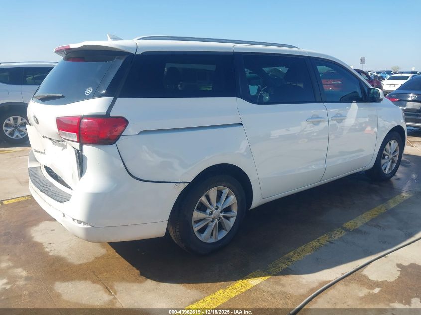 2015 Kia Sedona Lx VIN: KNDMB5C12F6024190 Lot: 43962619