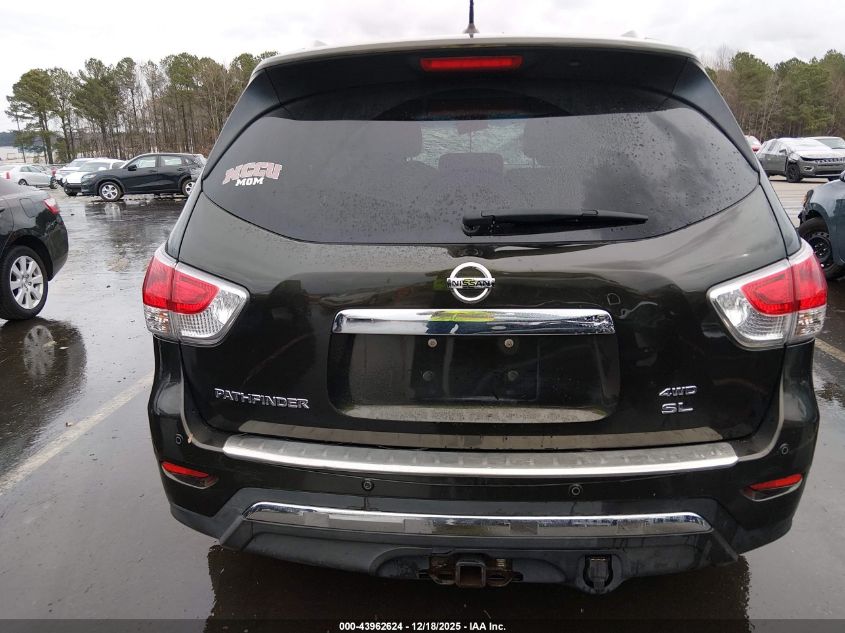 2015 Nissan Pathfinder Sl VIN: 5N1AR2MMXFC719276 Lot: 43962624