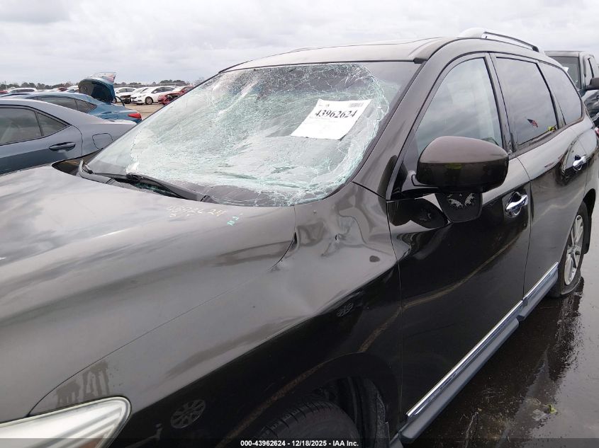 2015 Nissan Pathfinder Sl VIN: 5N1AR2MMXFC719276 Lot: 43962624