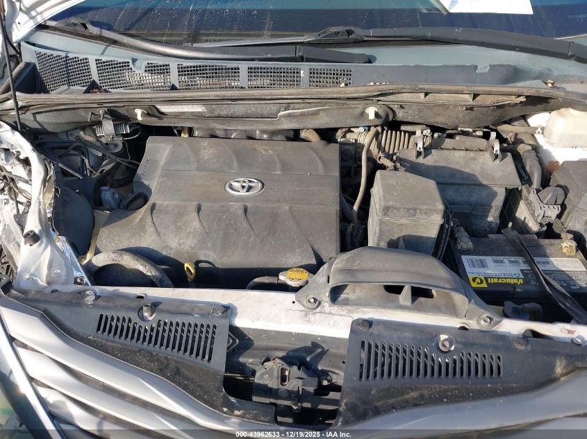 2014 Toyota Sienna Xle V6 8 Passenger VIN: 5TDYK3DC7ES440093 Lot: 43962633