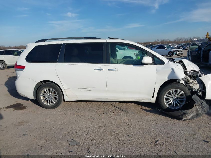 2014 Toyota Sienna Xle V6 8 Passenger VIN: 5TDYK3DC7ES440093 Lot: 43962633