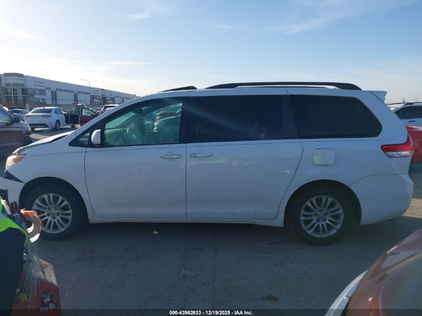 2014 Toyota Sienna Xle V6 8 Passenger VIN: 5TDYK3DC7ES440093 Lot: 43962633
