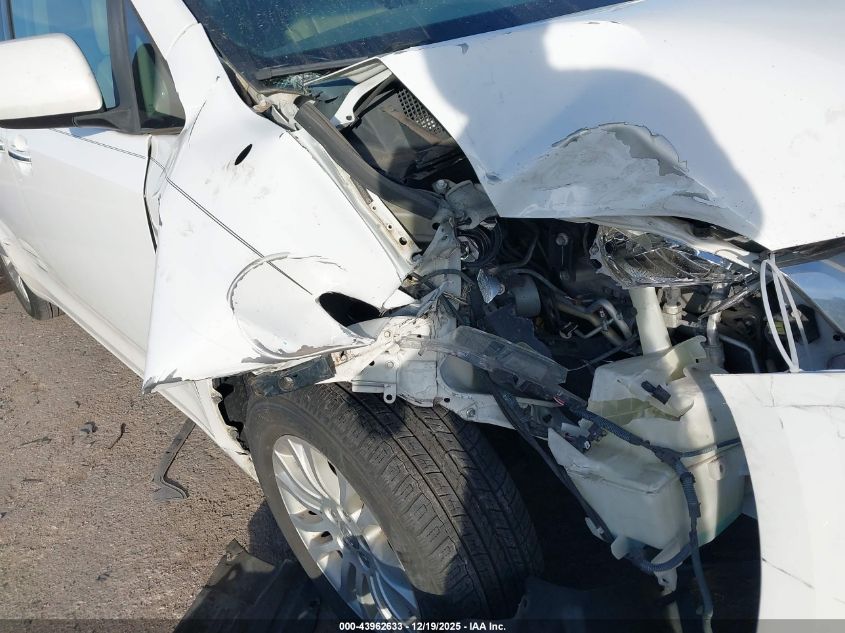 2014 Toyota Sienna Xle V6 8 Passenger VIN: 5TDYK3DC7ES440093 Lot: 43962633