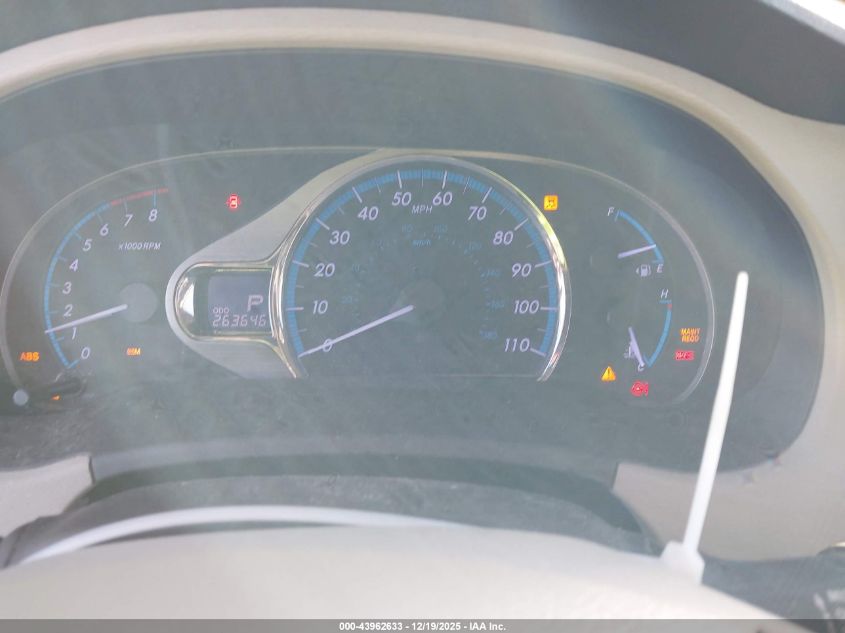 2014 Toyota Sienna Xle V6 8 Passenger VIN: 5TDYK3DC7ES440093 Lot: 43962633