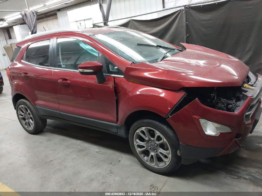 2021 Ford Ecosport Titanium VIN: MAJ6S3KL8MC406633 Lot: 43962652