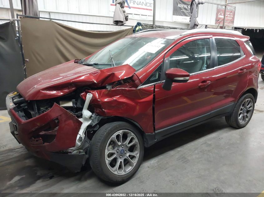 2021 Ford Ecosport Titanium VIN: MAJ6S3KL8MC406633 Lot: 43962652