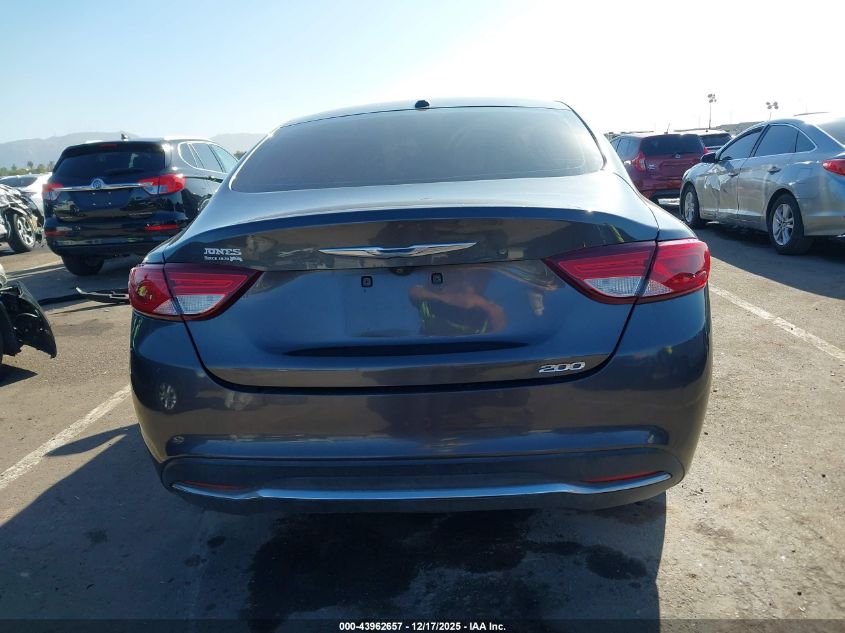 2015 Chrysler 200 Limited VIN: 1C3CCCABXFN564549 Lot: 43962657
