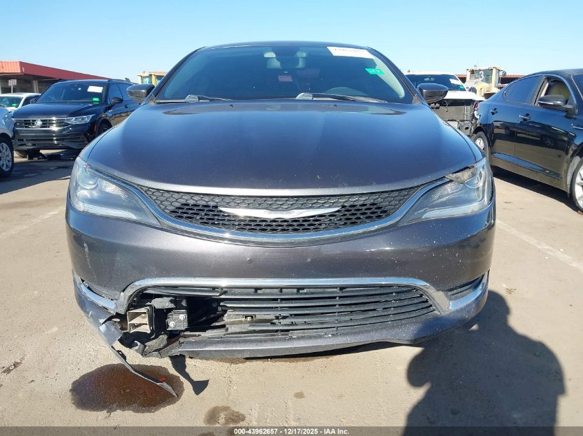 2015 Chrysler 200 Limited VIN: 1C3CCCABXFN564549 Lot: 43962657