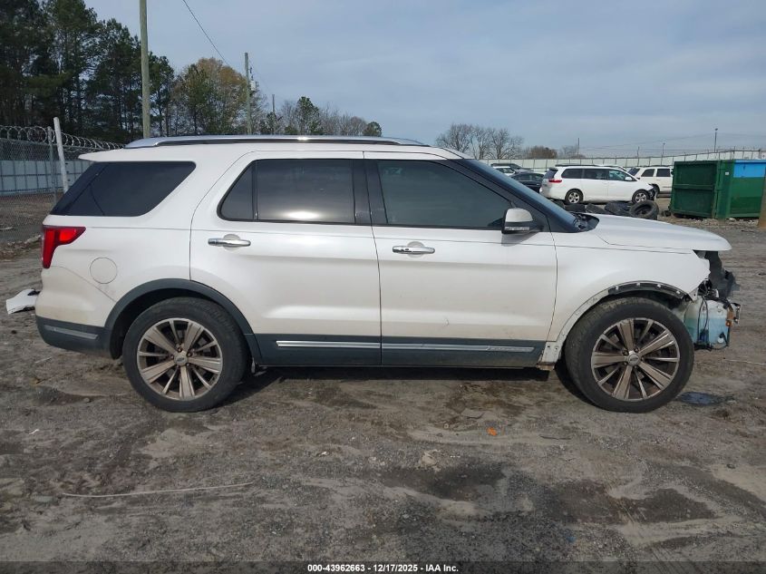 2018 Ford Explorer Limited VIN: 1FM5K7F80JGC81615 Lot: 43962663