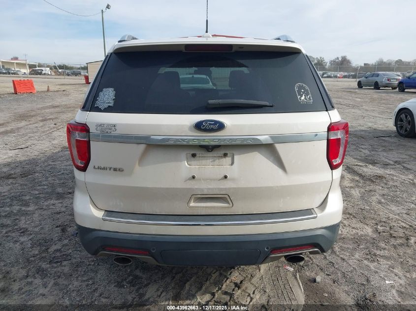2018 Ford Explorer Limited VIN: 1FM5K7F80JGC81615 Lot: 43962663