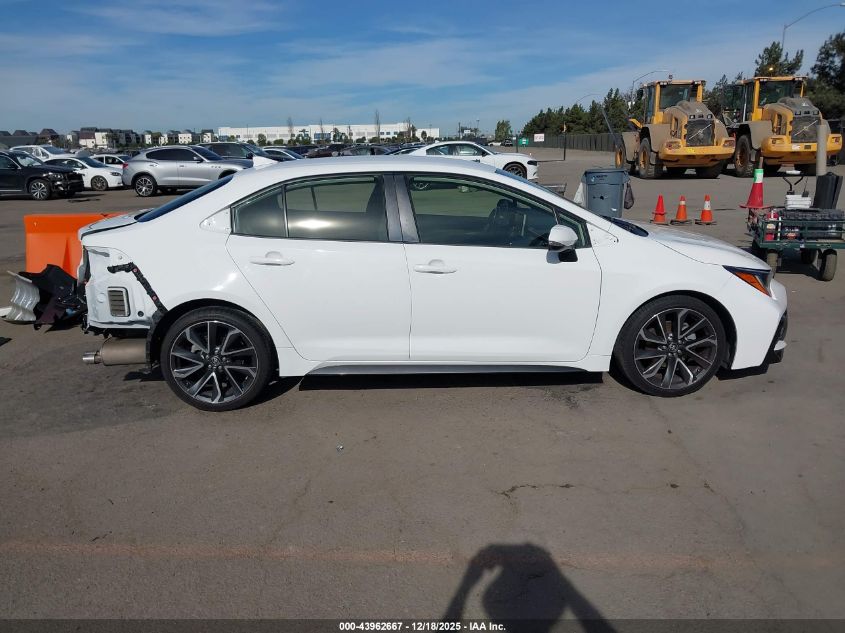 2020 Toyota Corolla Se VIN: JTDS4RCE8LJ045078 Lot: 43962667