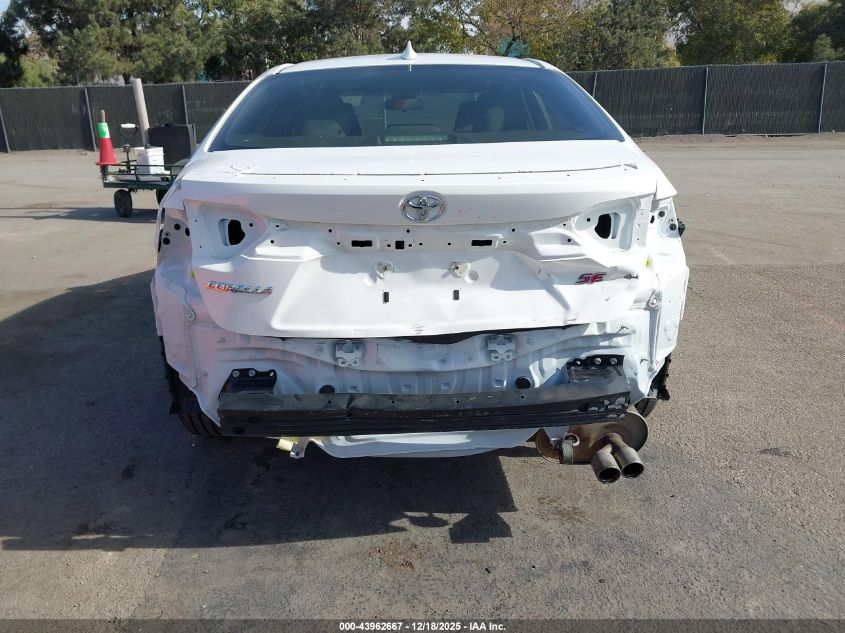 2020 Toyota Corolla Se VIN: JTDS4RCE8LJ045078 Lot: 43962667