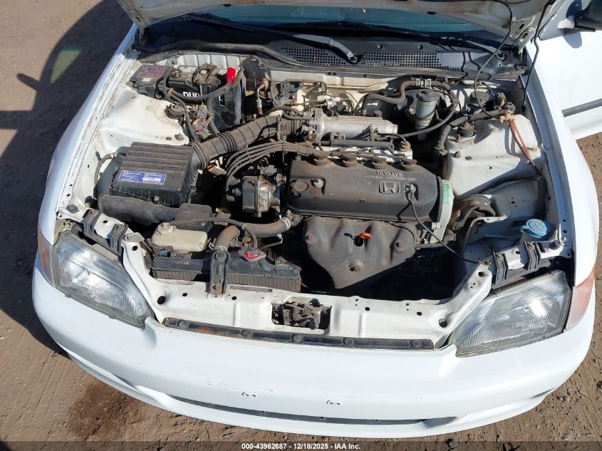 1992 Honda Civic Dx VIN: 2HGEH2358NH507282 Lot: 43962687