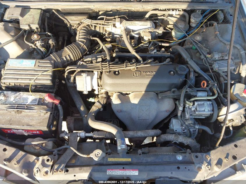 1992 Honda Accord Lx VIN: 1HGCB7151NA021789 Lot: 43962691