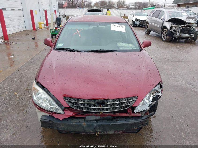 2004 Toyota Camry Le V6 VIN: 4T1BF30K04U077830 Lot: 43962693
