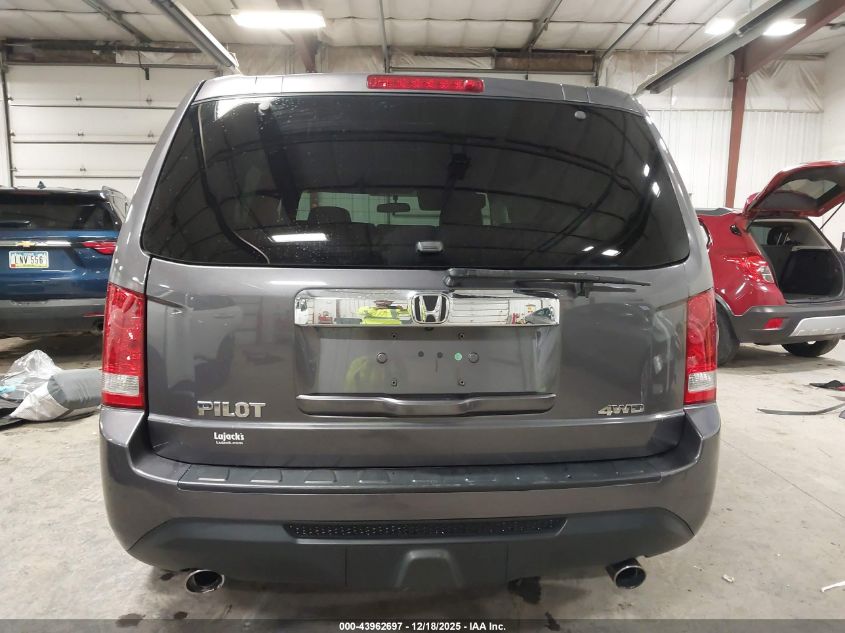 2015 Honda Pilot Ex VIN: 5FNYF4H41FB049119 Lot: 43962697