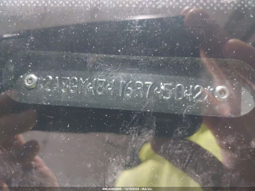 2006 Chrysler Pacifica VIN: 2A8GM48416R745042 Lot: 43962698