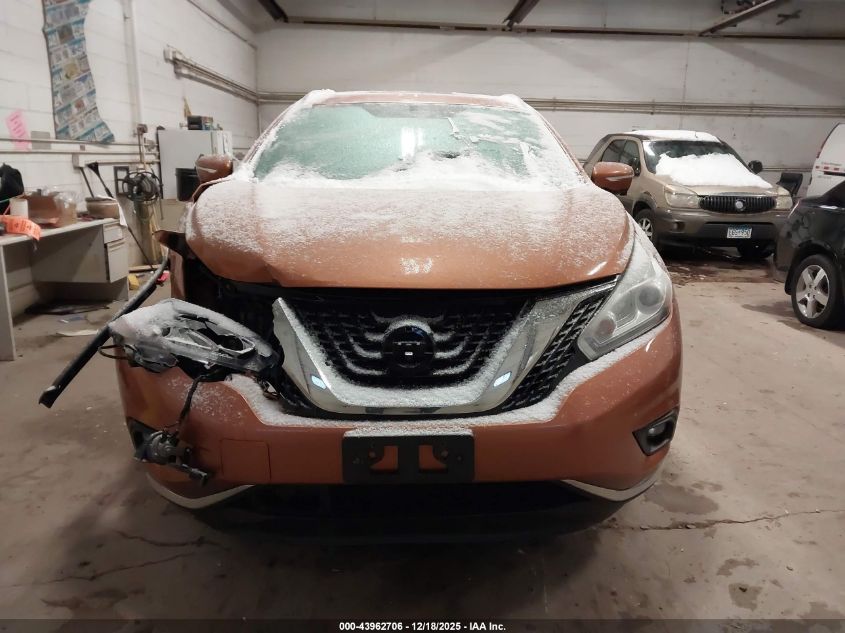 2015 Nissan Murano Sl VIN: 5N1AZ2MH1FN227467 Lot: 43962706