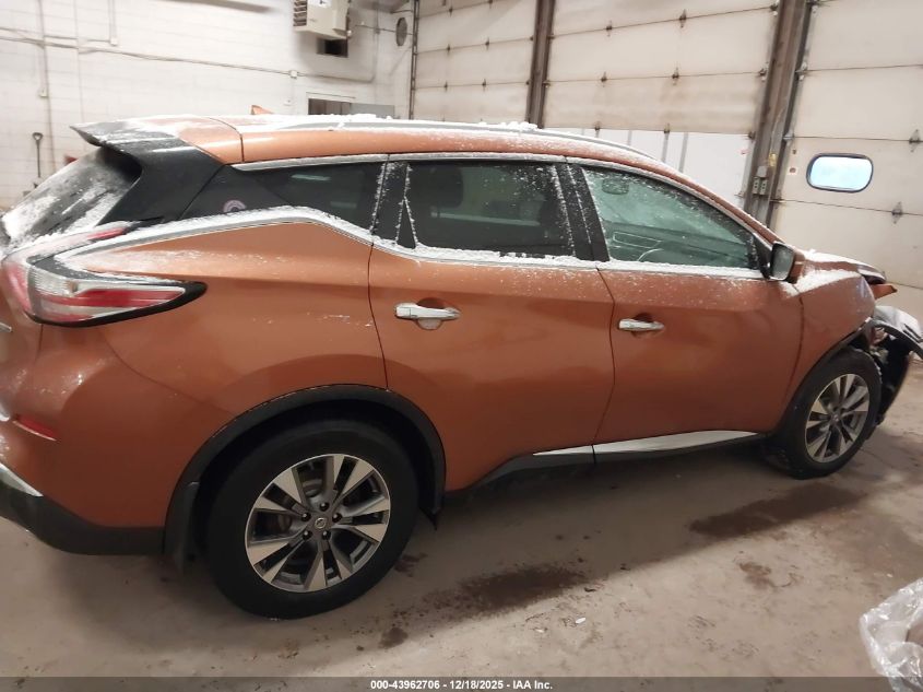 2015 Nissan Murano Sl VIN: 5N1AZ2MH1FN227467 Lot: 43962706