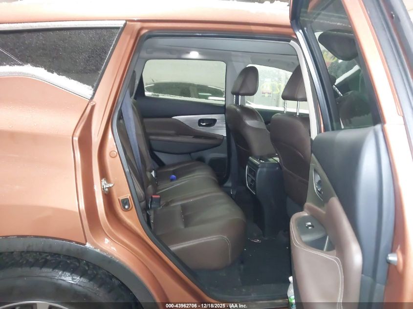 2015 Nissan Murano Sl VIN: 5N1AZ2MH1FN227467 Lot: 43962706