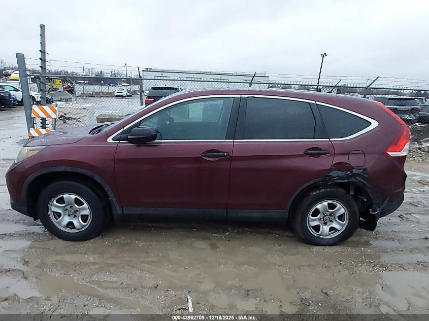 2013 Honda Cr-V Lx VIN: 5J6RM4H37DL042889 Lot: 43962709