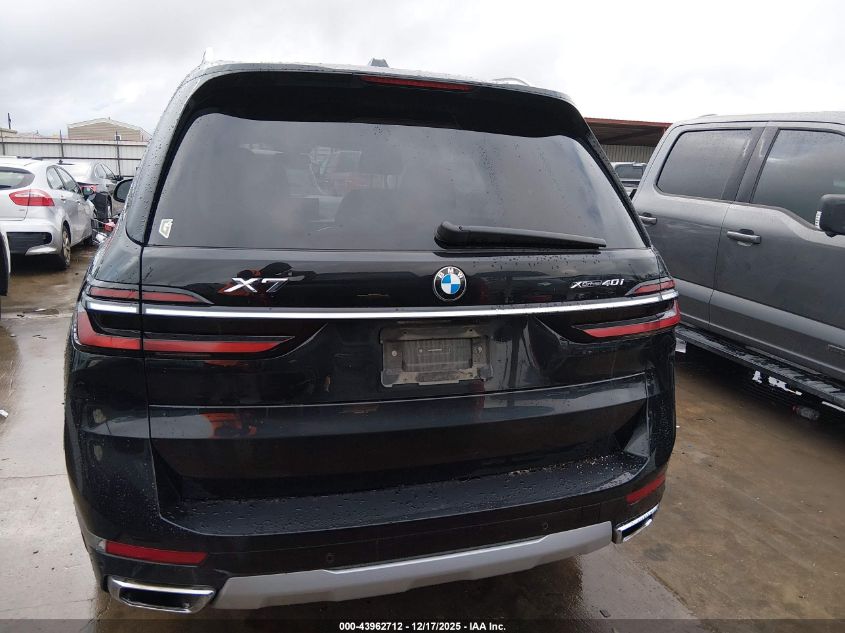 2024 BMW X7 xDrive40I VIN: 5UX23EM07R9T59490 Lot: 43962712