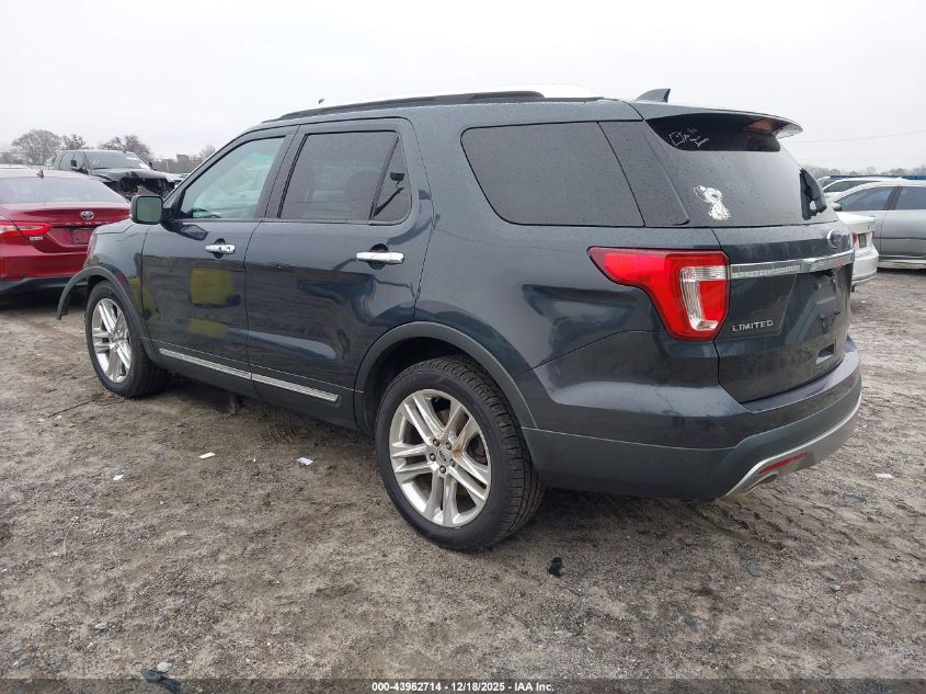 2017 Ford Explorer Limited VIN: 1FM5K7F85HGB59178 Lot: 43962714