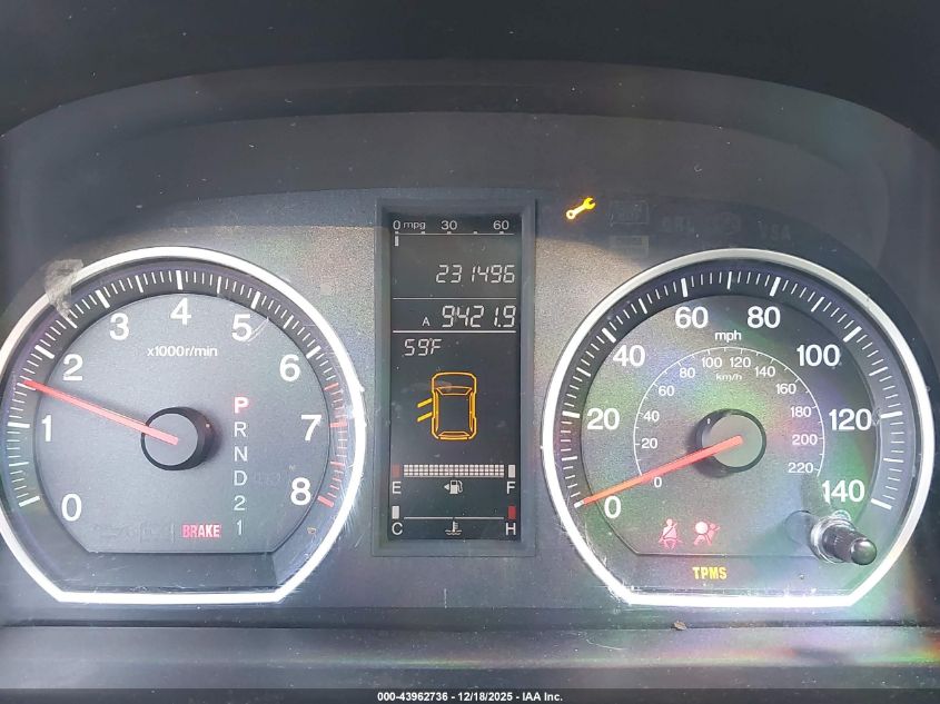 2007 Honda Cr-V Ex VIN: JHLRE38507C009593 Lot: 43962736